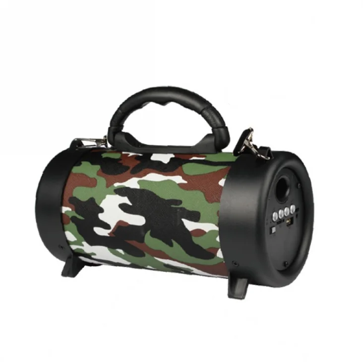 CH-M58  Speaker New Barrel tf Card fm Radio Multifunction Wireless Cylinder Audio Gift Customize speaker portable