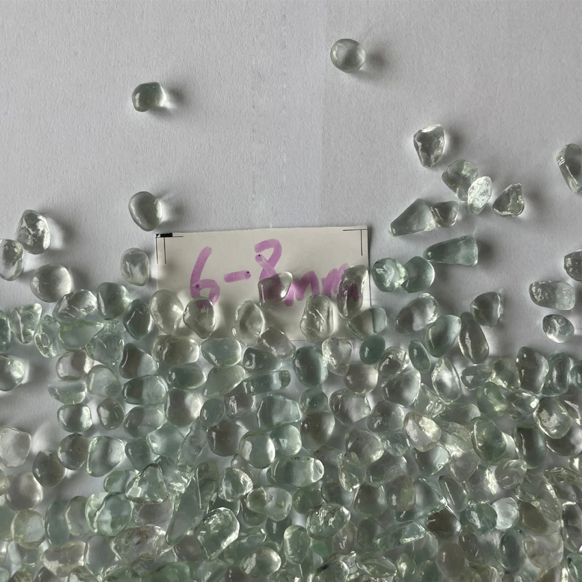 Cheapest price Irregular glass pellets