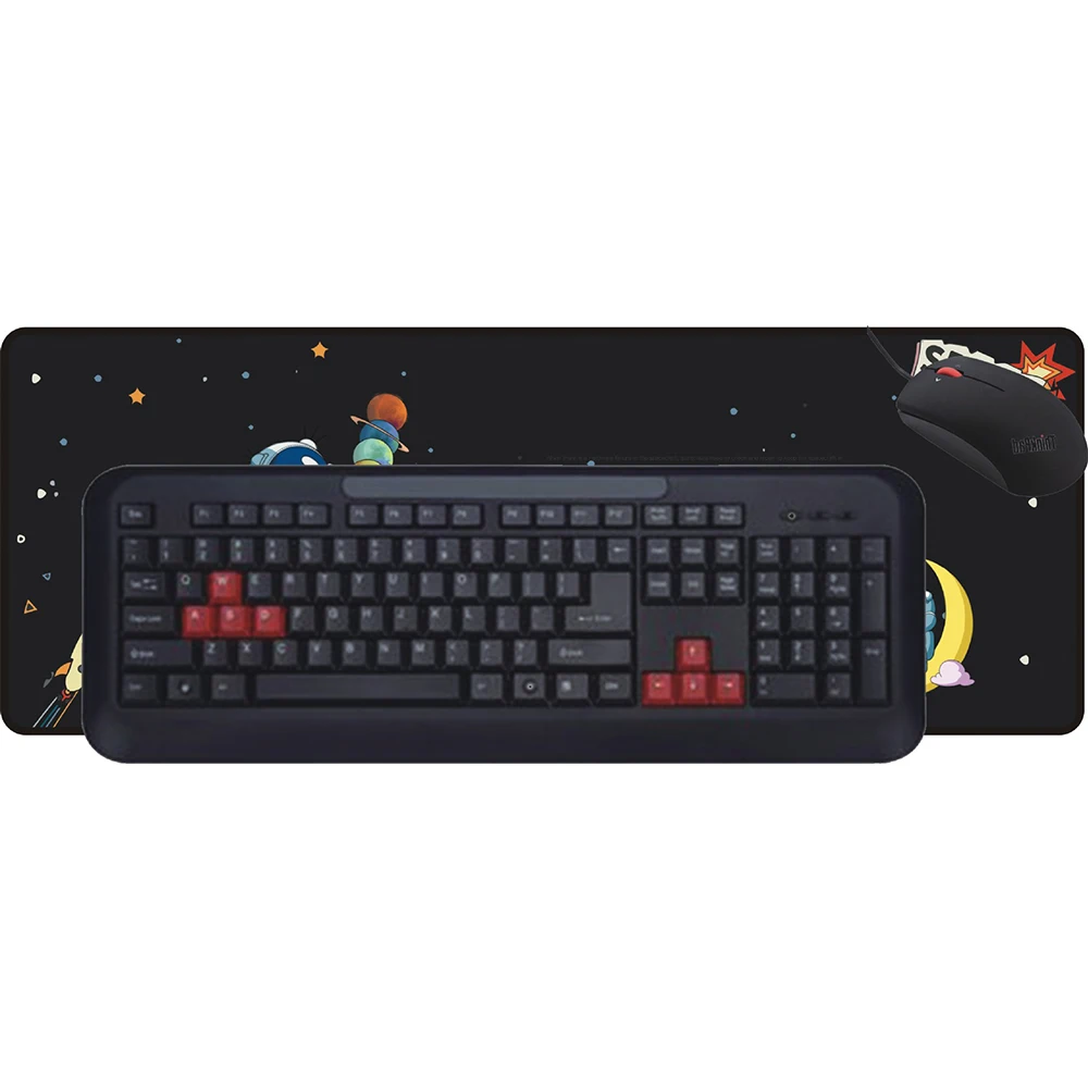 Оптовая продажа высокое качество большой игровой коврик для мыши 80 см x 30 Офисная Клавиатура водонепроницаемый