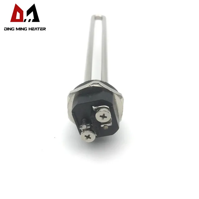 Solar Heater 12v/24v 220v 300w U Shape Tube Heater Element Water Heating Element With 1 Inch Npt