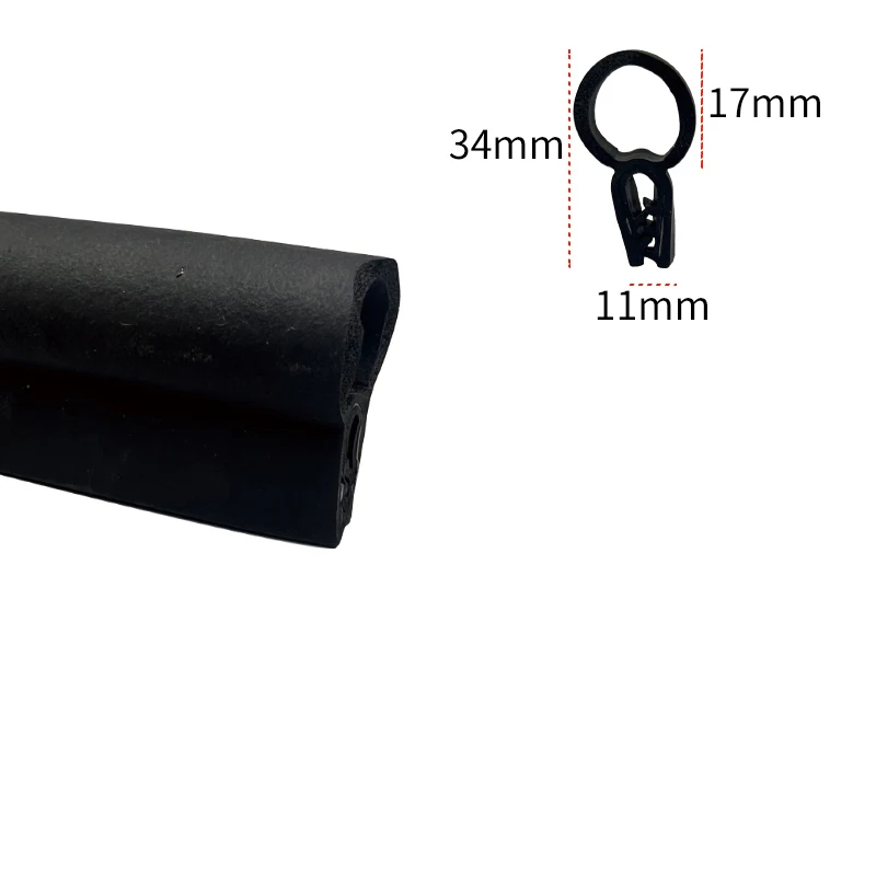 U-shaped side foam cabinet sealing strip dustproof waterproof rubber strip top foam electrical control cabinet rubber strip mech