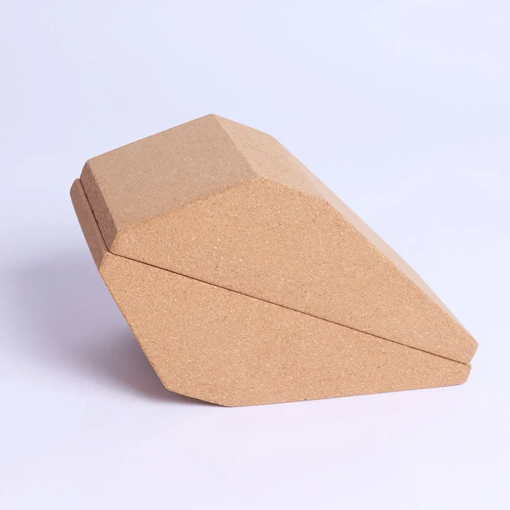 Cork Squat Wedge Block - Non Slip Professional Heel Elevated Squat Wedge and Calf Raise Block - Slant Board for Squats