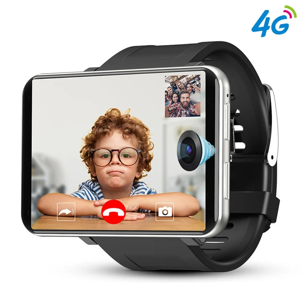 DM100 2.86 inch Android 7.1 Smart Watch 3GB + 32GB 4G GPS WiFi Smart Watch Men SmartWatch With Camera 2700mAh Battery