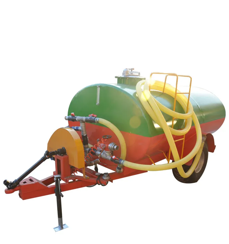 Tractor Trailer For Transport Water Tanker With PTO Pump