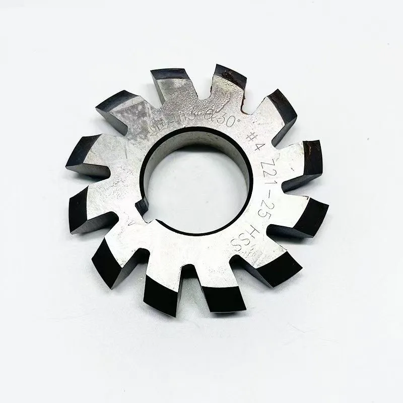 Involute Spline Milling Cutter Pressure Angle 30 Degree Disc Gear Milling Cutter bevel gear milling cutter