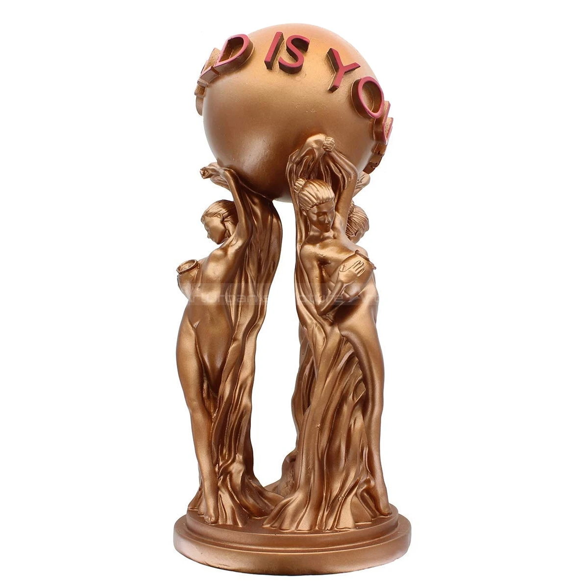 garden park bronze large statue the world is yours scarface globe