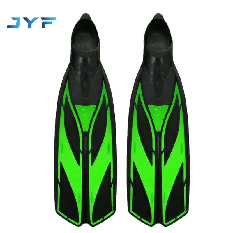 Самый популярный бренд JYF бесплатная дайвинг длинные ласты глубоководное водолазное оборудование для сильных и плавных ударов ногами