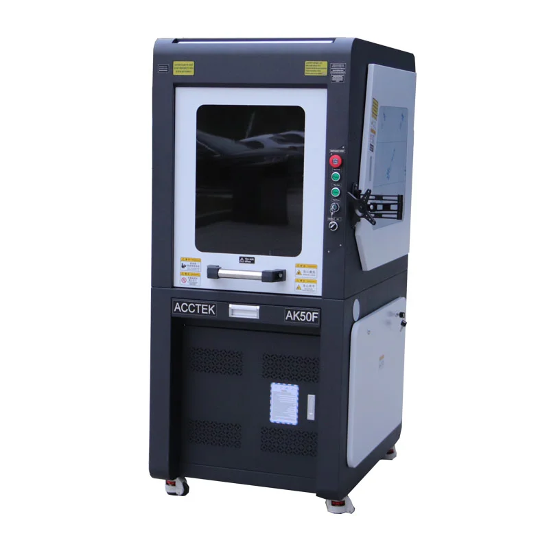 Hot sale Enclosed fiber metal laser marking cutting engraving machine for jewelry