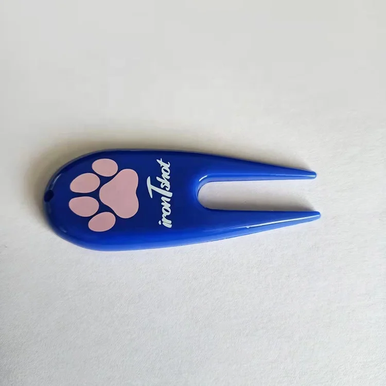 Personalised Design Golf Divot Repair Tool Plastic Golf Pitch Turf Restoration Tool