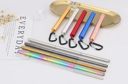 304 stainless steel straws metal telescopic straws amazon hot style telescopic straws aluminum box packaging