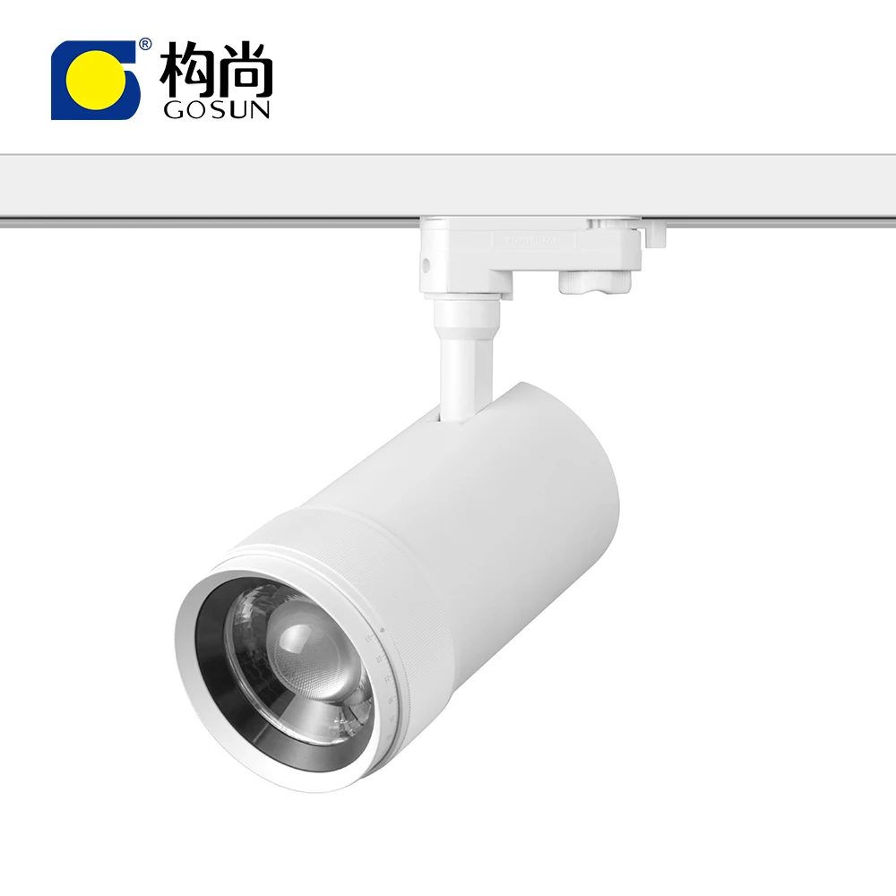 shenzhen led track light factories gosun Built-in spotlights zoomable track light