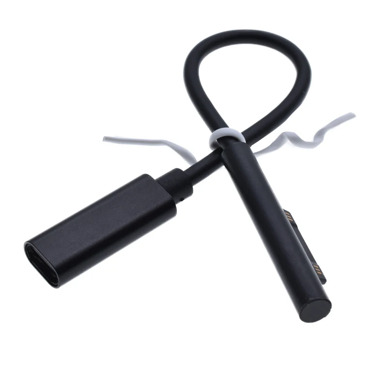 Surface Connect to Type-C USB C Charging Cable 20cm Short 15V 3A Type-C PD Cord Compatible For Microsof  Surface Pro 7/6/5/4/3