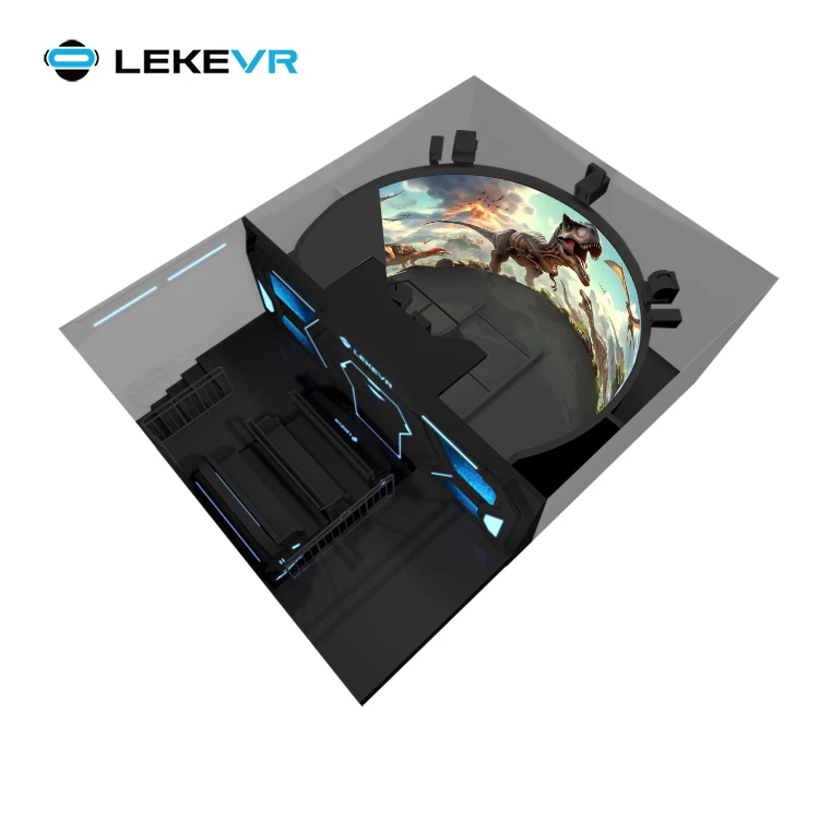 2024 Новое поступление 3D 7D кинотеатр невооруженным глазом иммерсивный 9D с изогнутым экраном высокой четкости для разных людей поддерживает