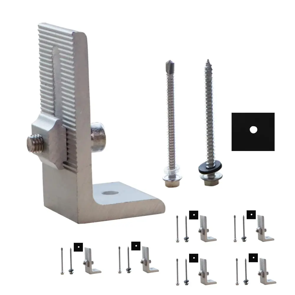 Factory Price Solar Mounting Bracket L Foot Solar Structure L Foot Mount