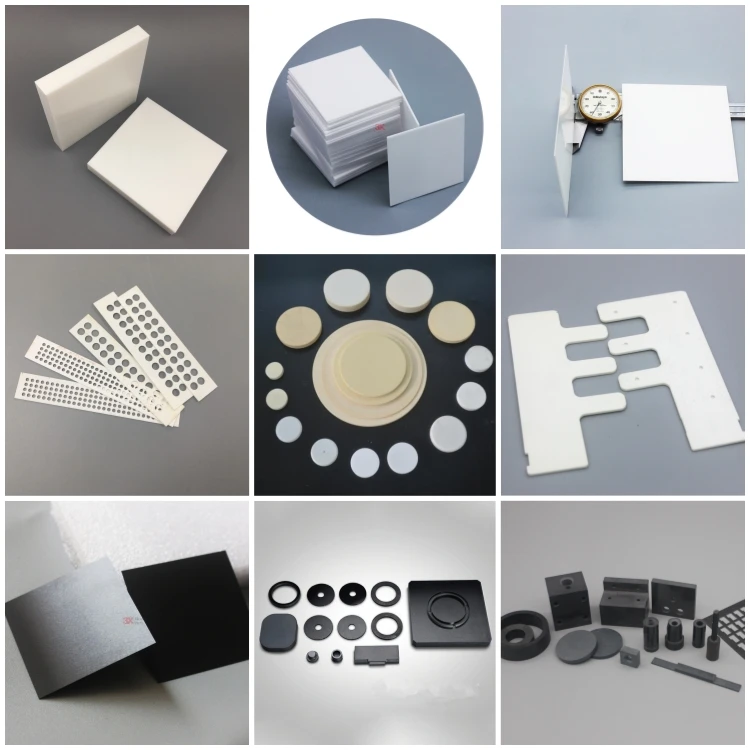 3X Ceramic Parts ODM OEM CNC Machinable Plate Advanced Component Zirconia Substrate Manufacturer Custom 99 Alumina Ceramic Sheet