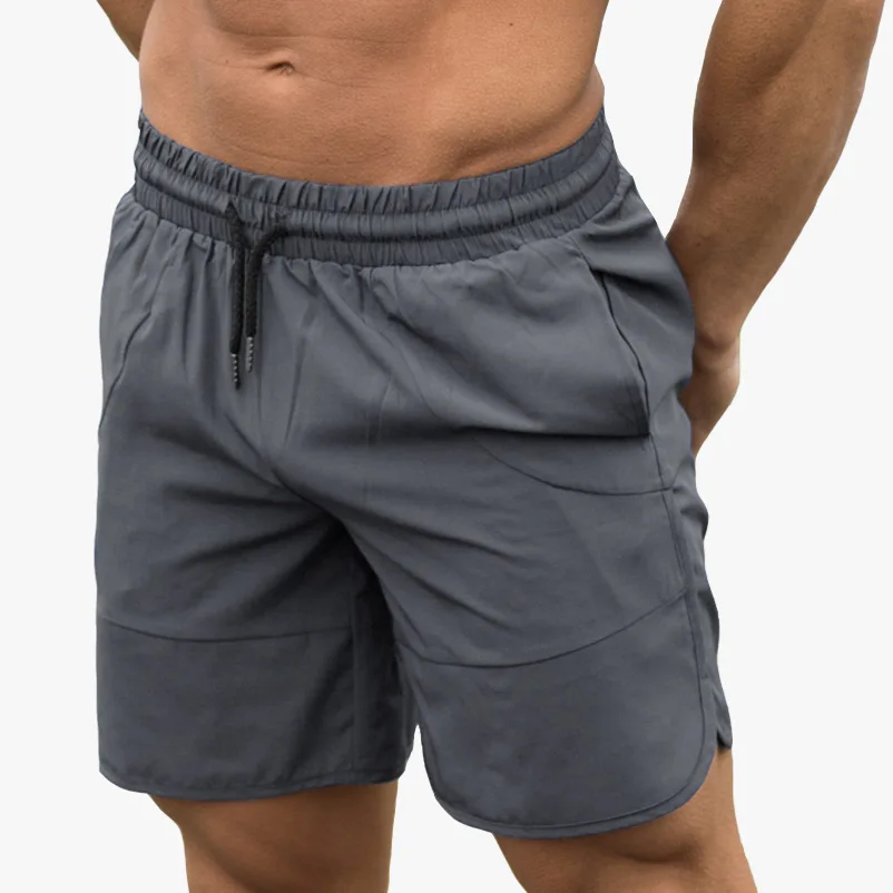 
Quick Dry Drawstring Casual Sports Shorts Elastic Men Fitness Wear Athletic Training Jogger Gym Shorts 