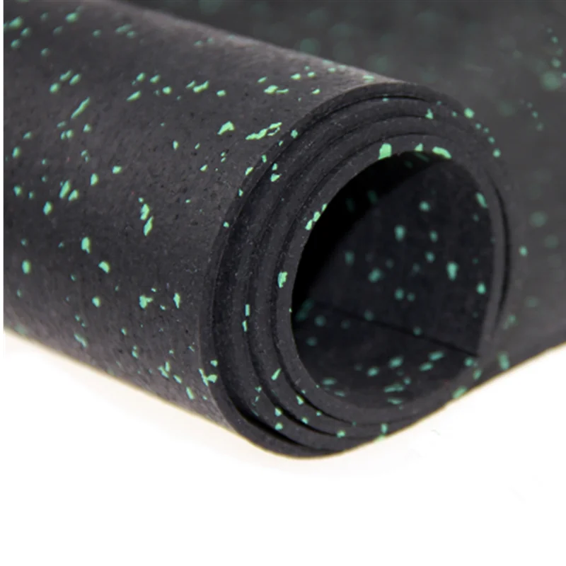 China manufacturer non-toxic gym EPDM rubber rolls rubber flooring tile