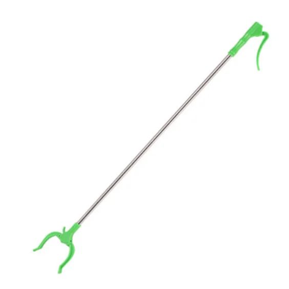 Factory Wholesale Custom Logo 32 inch Aluminum Long Arm Gripper Foldable  Pick Up Trash Reacher Grabber