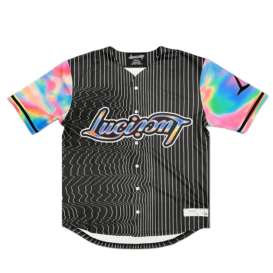 baseball jersey black gray striped style faded color men shirt baseball