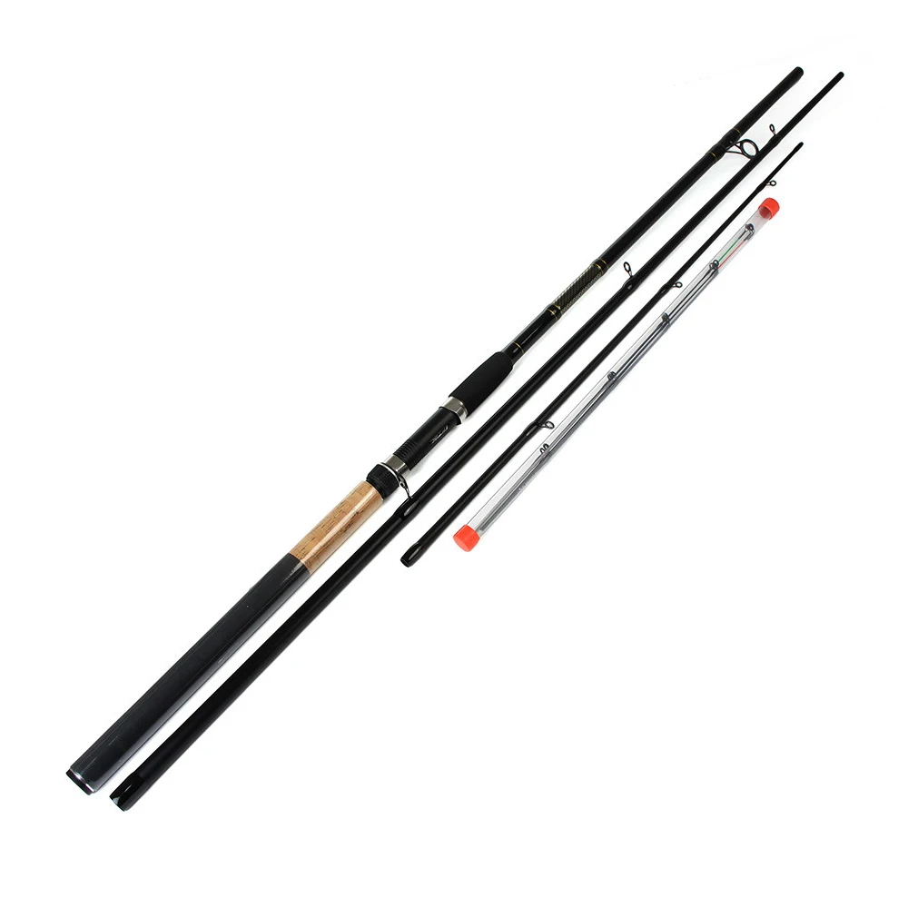 FTK 3.3M 3.6M 3 Sections CW 60G-120G Ready Stock Carbon Glass Fiber Carp Feeder Fishing Rod Saltwater Surf Rod With Free Rod Tip