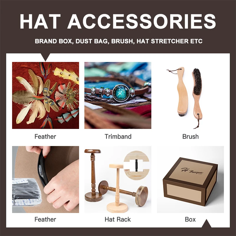 HUAYI  HATS  Hot Sale Hand Made 100%  Australian Wool Crushable Fedora Hat For Women