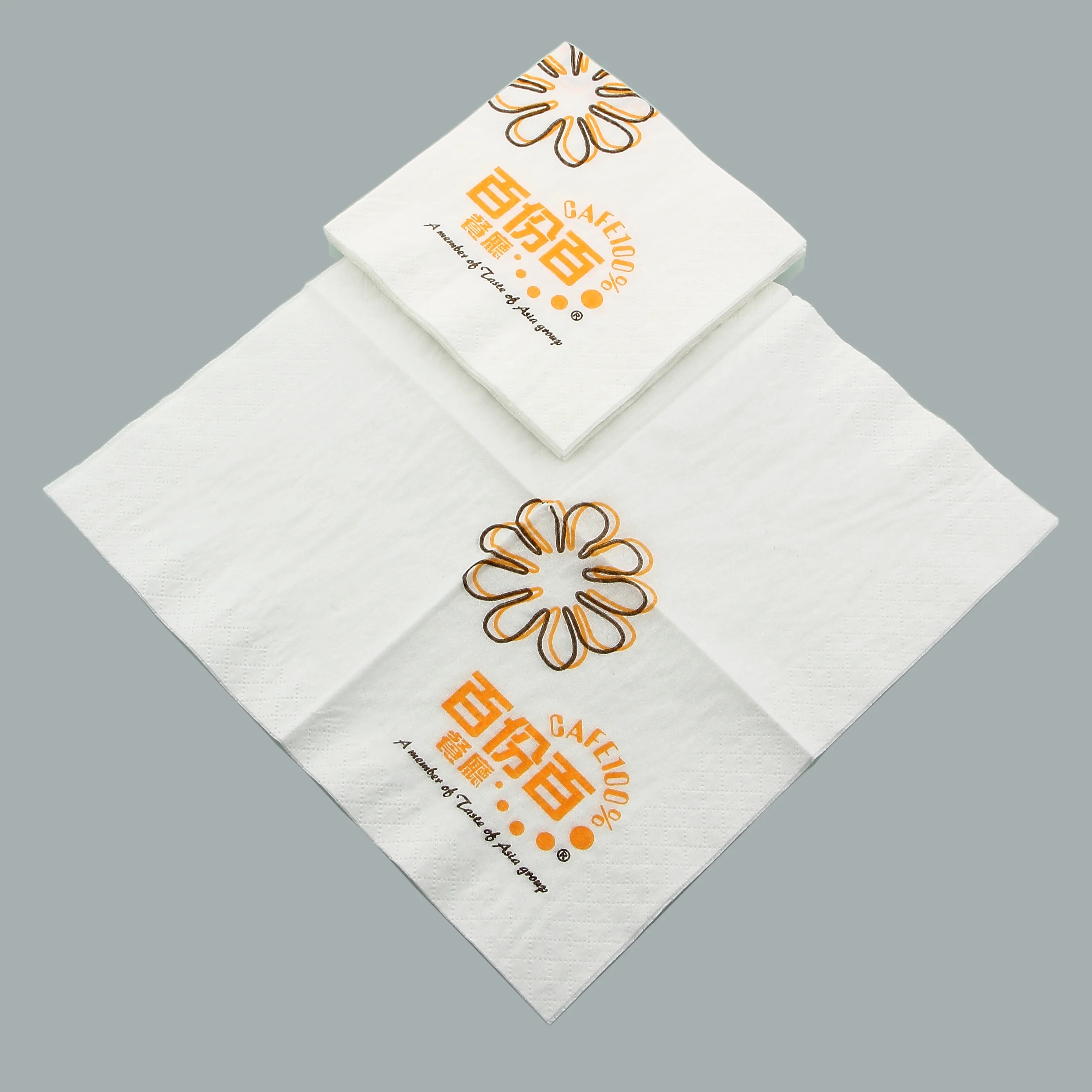 Tough and strong Disposable printing paper napkin Personalized table napkins wholesale