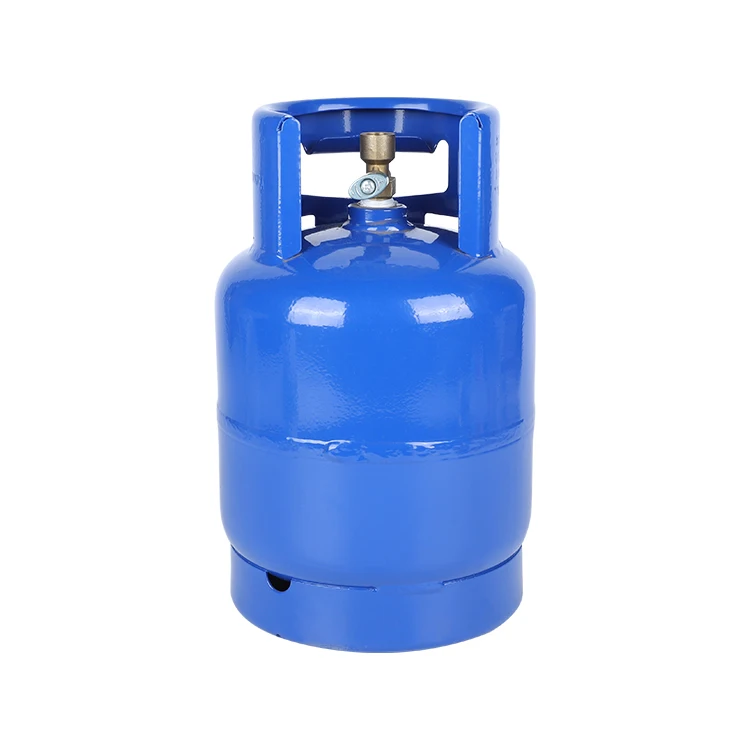 Mini 210mm*340mm South Africa Empty Steel Camping Cooking Lpg Cylinders Gas Tank Blue 3kg Gas Cylinder