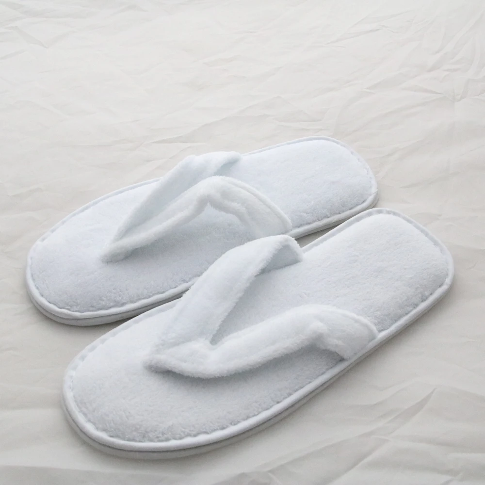 Disposable slippers for pedicure flip flops hotel  guest slippers
