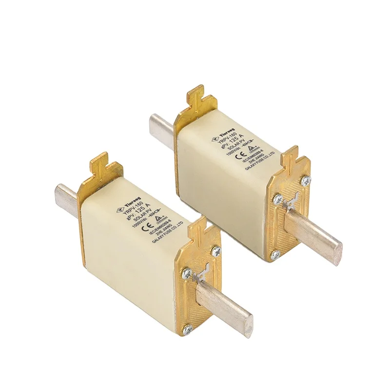 Yinrong YRPV-160 Series DC fuse and holder for solar PV fuse holder
