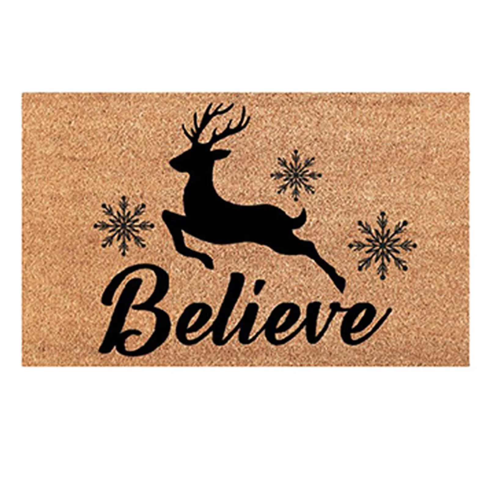 Natural Coconut Fiber Blank Bulk Plain Coco Coir Doormats Logo Floor Door Mat Colorful Custom Size Indoor Carpet