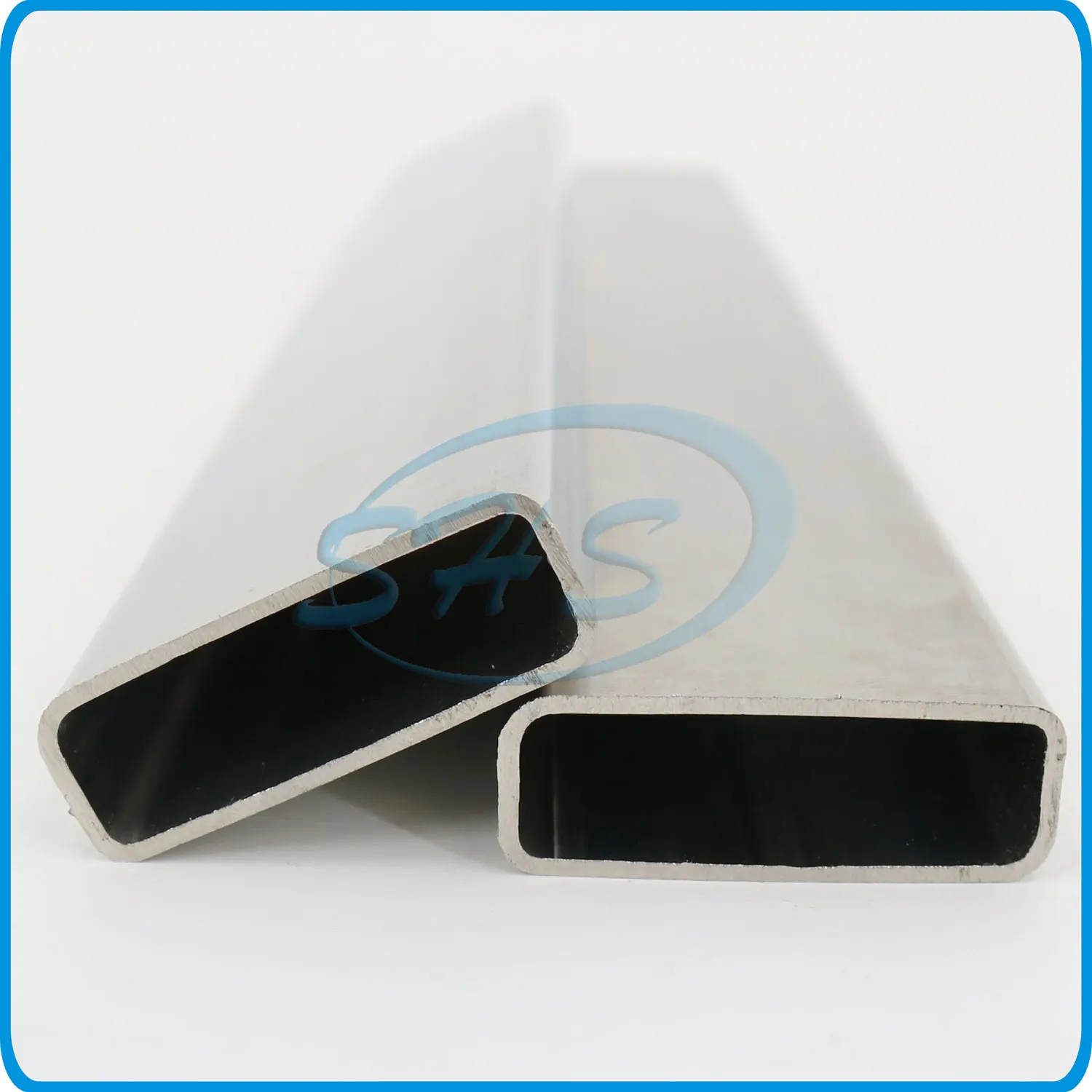 Customize AISI 201 304L 304 316L Stainless Steel Flat Pipes Tubes with Polishing Surface for Construction Furniture Decoration