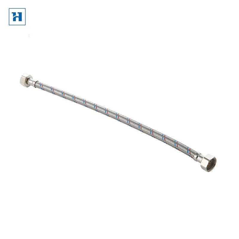 304, плетеные трубы из нержавеющей стали для безопасного водоснабжения, гибкие металлические шланги с ремнем для подогрева воды, плетеные трубы для подачи воды