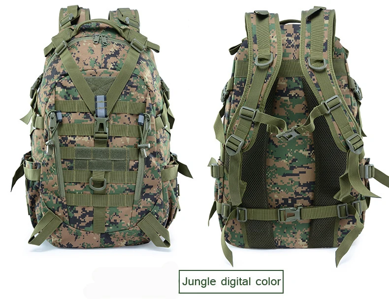 25L Tactical Backpack Molle Bag Hiking Daypacks for Camping Trekking Hunting Traveling Motorcycle