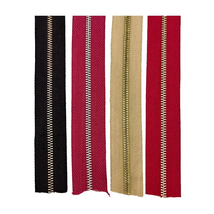 Custom Logo Bag Accessories Metal Zipper For Business Bag