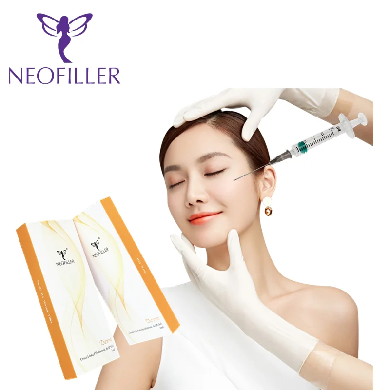 2ml Injectable Dermal Facial Filling Cheek Augmenation Hyaluronic Acid Dermal Filler