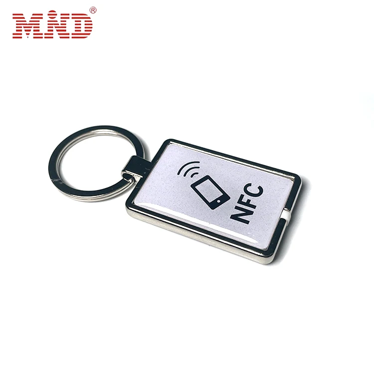 Custom 125khz 13 56MHz Smart Hotel Locks Door Access Control Keyfob RFID Key Tags Epoxy Keychain