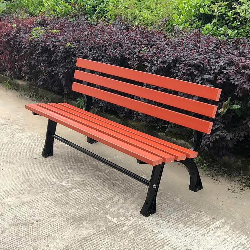 Leisure Chair Outdoor Playground Equipment Wooden Bench for Park
