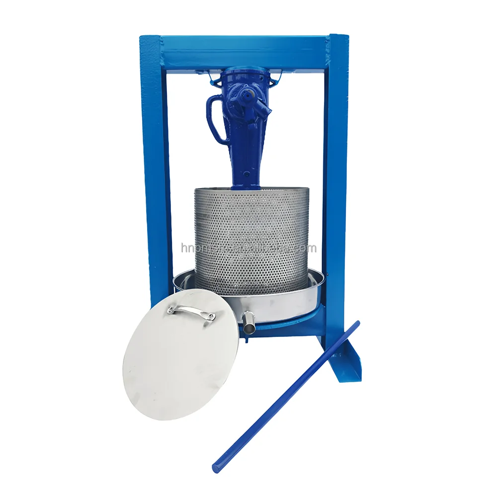 Hydraulic Fruit Press Machine and Multi Fruit Juice Machine with Manual Oil Expeller and Honey Separator for Beekeeping