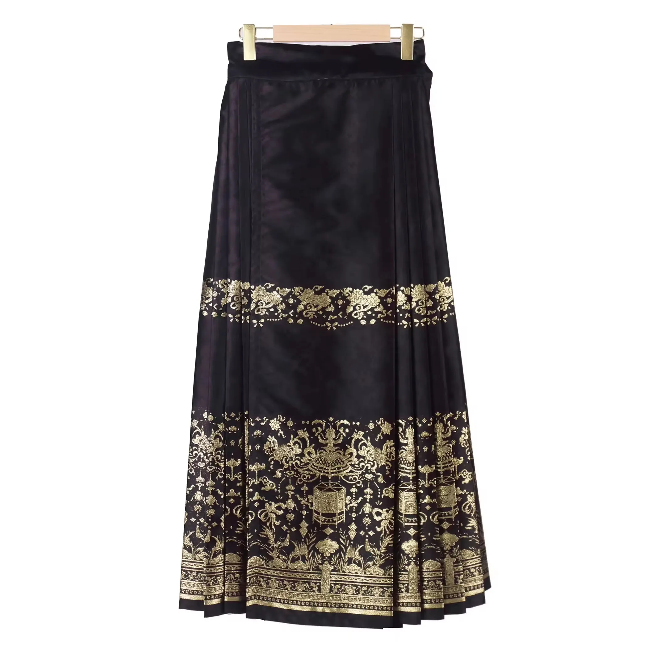 Hanfu Costume Women Khov Skirt Big Sleeve Shirt Silk Full Suit Traditional Chinese Clothing