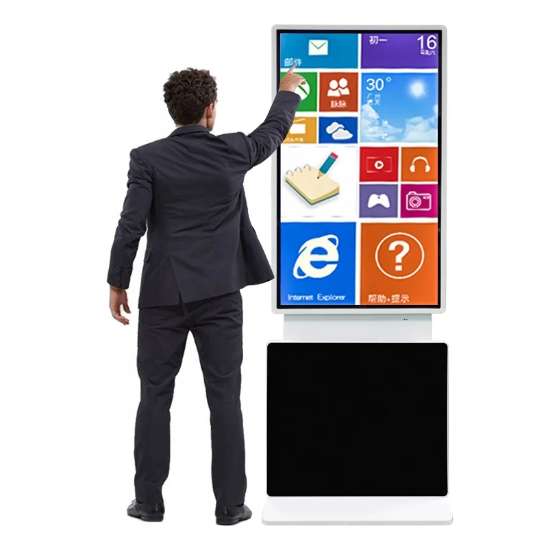 Advertising TV screen with digital signage of totem type digital signage and displays advertising screen kiosk led display ads