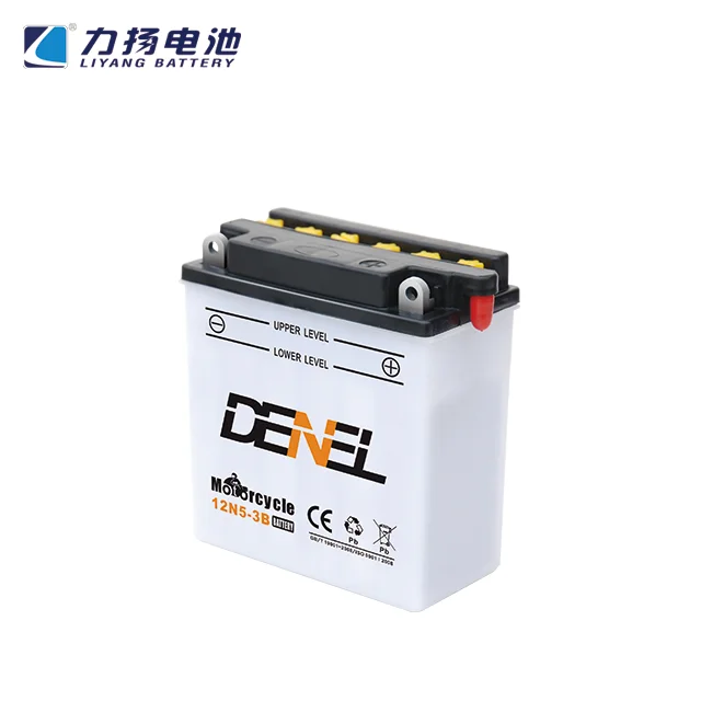 Брендов запасных частей для мотоцикла/12 В свинцово-кислотная аккумуляторной батареи (12N5-3B)
