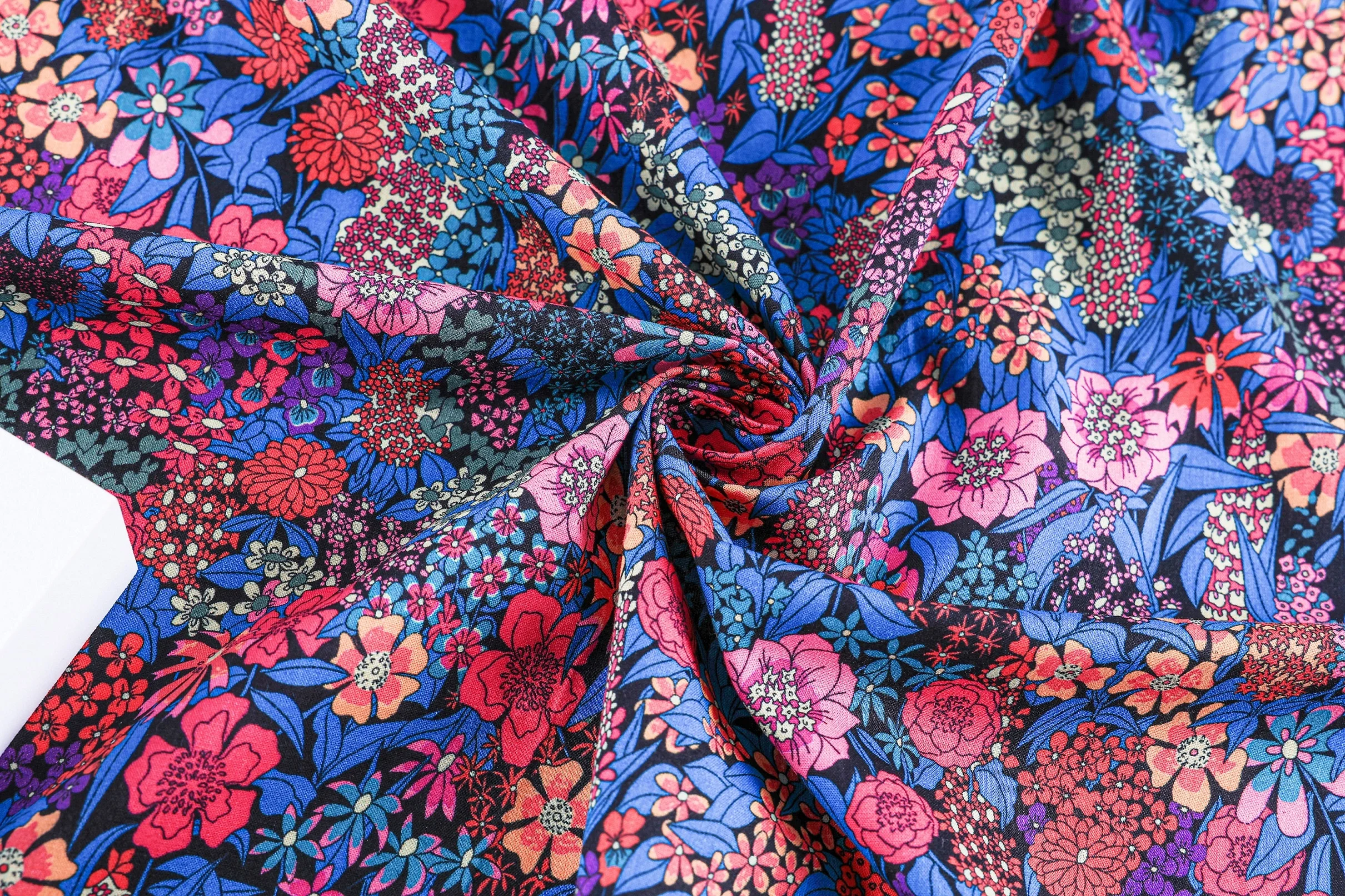 Liberty Muti Color Florals Digital Print Custom Fabric Liberty london Cotton Printing Fabrics For Clothing