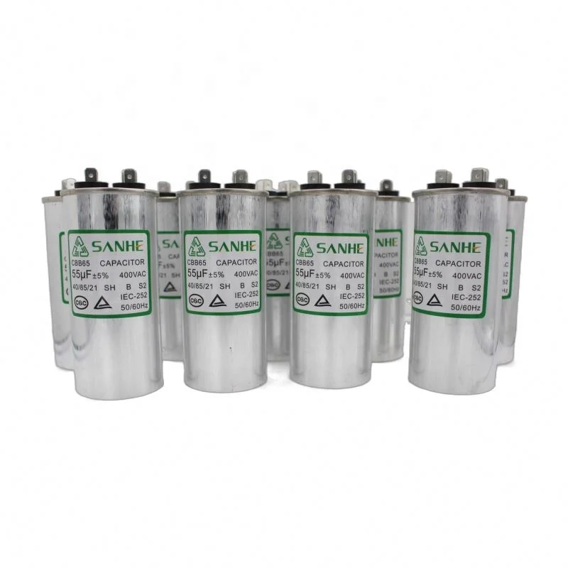 CBB65 450vac 60uf 50uf 250vac Run Capacitor for Air Conditioner Parts