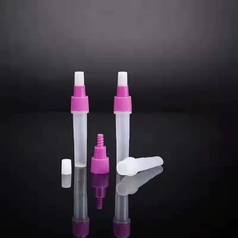 Disposable plastic dna extraction tube rapid test buffer tubes