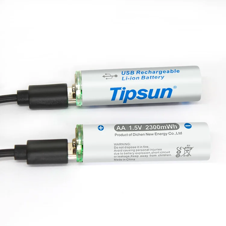  Новый дизайн ворс aa 2300mwh double a usb аккумуляторная батарея 1 5 v