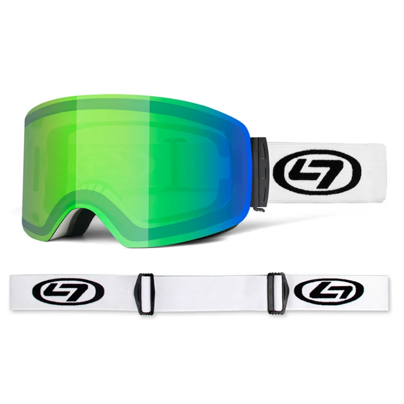 Cool Ski Goggles Snowboard Snow Dual Layers Lens Anti-Fog UV Protection Women Men