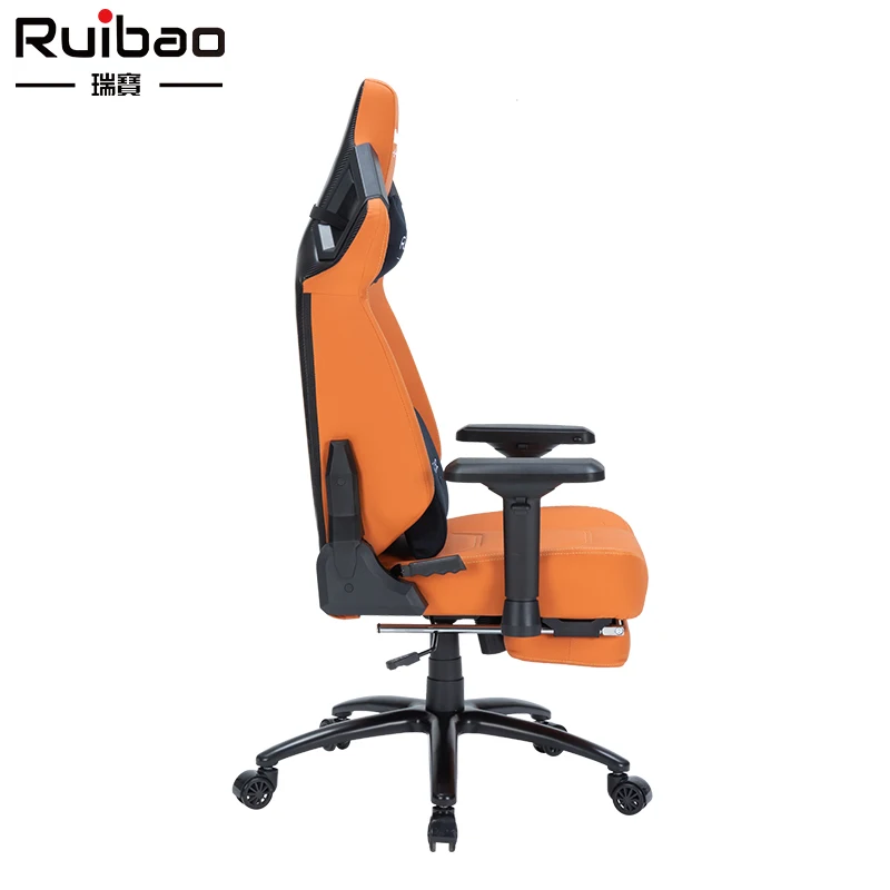 Luxury Racing Gaming Gamer Computer Chair pu Leather Racing Gaming Chair with Footrest