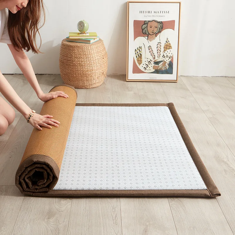 No Toxic Memory Foam Soft Padded Carpet Non Slip Japanese Tatami Kids Play Area Mats Washable Summer Cool Memory Foam Area Rug