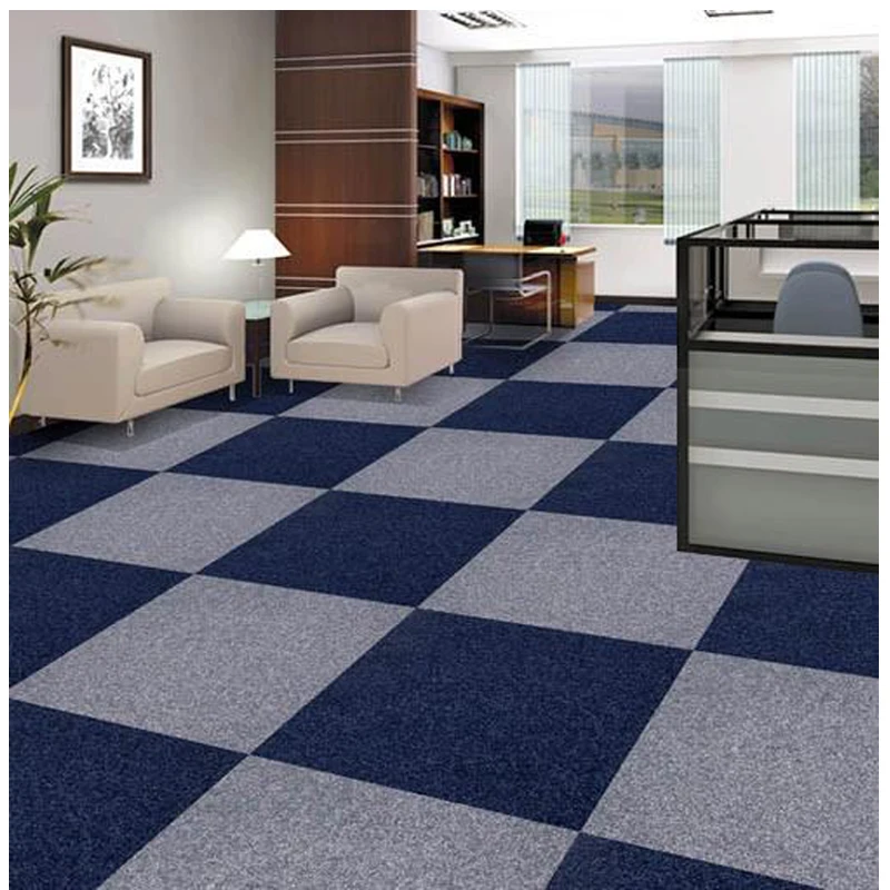 Durable Commercial PP Grey carpet tiles 50x50 commercial office Carpet Tile