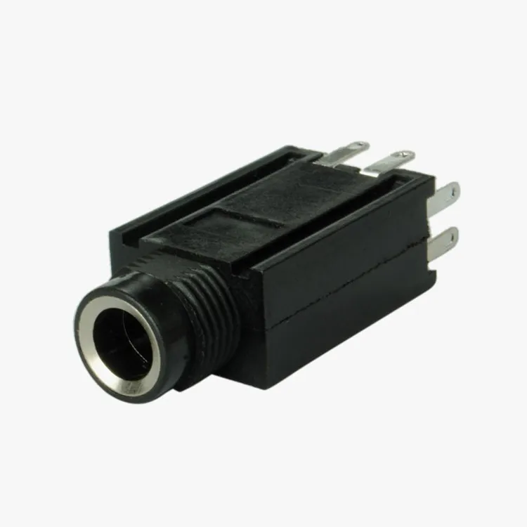 Audio stereo 9 PINS DC phone jack 1/4' jack with double switches//